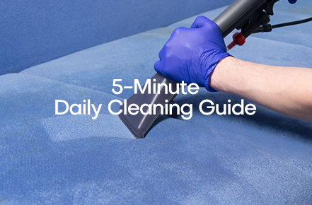 How to Maintain a Fabric Sofa: 5-Minute Daily Cleaning Guide